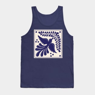 Flying Dove Talavera Tile by Akbaly Tank Top